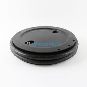 AIRSUSTECH 2B545 Convoluted Rubber Air Spring Suspension With Bracket For Semi-Trailer