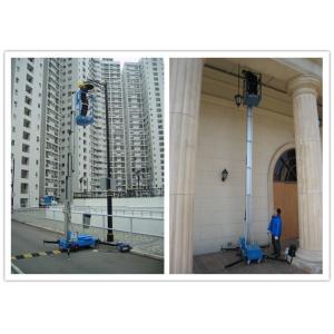Office Buildings Personnel Lift Platform , 160kg Rated Load Electric Ladder Lift