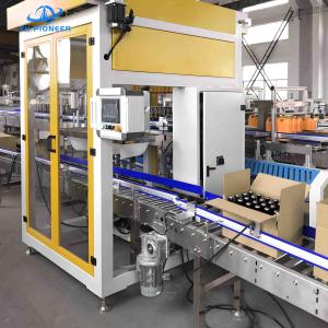 Bottle Case Packing Machine With Protective Rubber Grippers For All Bottle Types