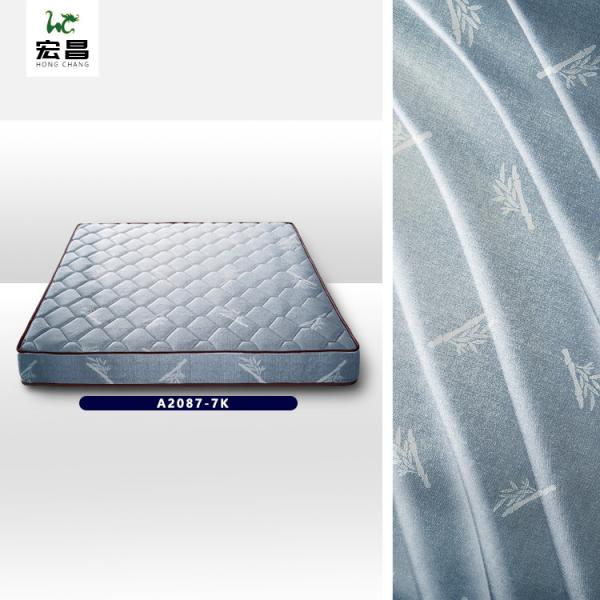 Buy 70gsm Grey Jacquard Mattress Fabric Good Chemical Resistance at wholesale prices