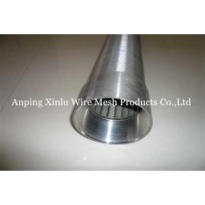 Wire Wrapped Continuous Slot Screen For Deep Well Drilling Ss Material