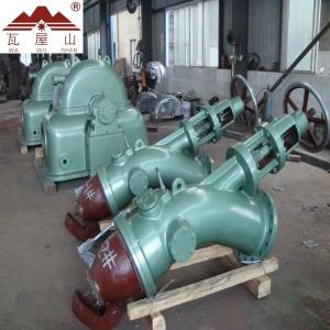 High Water Head Horizontal Pelton Turbine 1000kw Small Flow