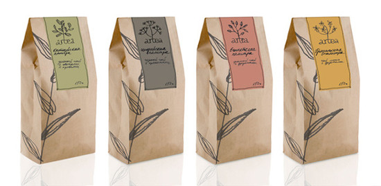 Buy Recycled Printing Zipper Tea Bags Packaging Square Bottom Brown at wholesale prices