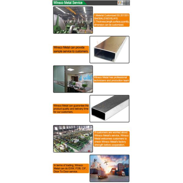 Decorativo TUBO RECTANGULAR BRILLANTE POLISHED 600 C-304 X 6 METROS Stainless Steel Inox Flat Pipe