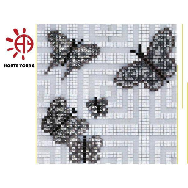 Buy HTY - TC 300 300*300 Wholesale Beautiful Stained Glass Mosaic Tile for Indoor Wall at wholesale prices