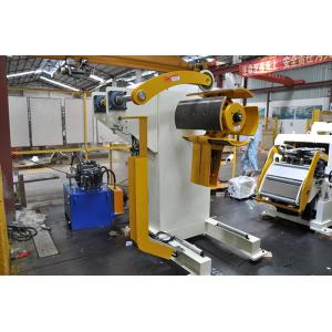Metal Strip Unwinding Equipment , Double Head Material Rack Punch Feeder