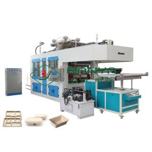 Compostable 400kg/h Fiber Pulp Tableware Dinnerware Machinery