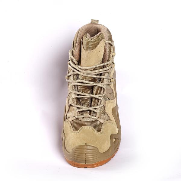 Waterproof Hiking Walk Unisex Army Boots With Mesh Lining And Round Toe Style Outdoor Shoes For Men