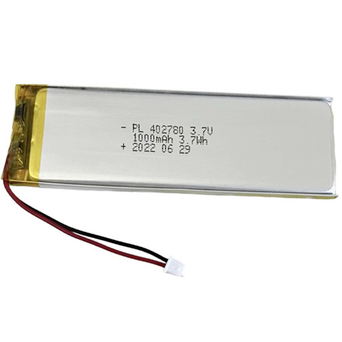 3.7V 1000mAh Rechargeable Lithium Polymer Battery 402780 for Atomizer Charging