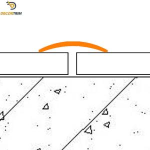 Same Height Floor Transition Strip Aluminum Alloy 6063 Material 29.4mm