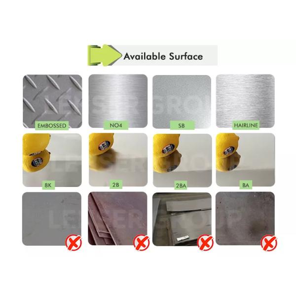 BA Hot Rolled Stainless Steel Sheet 1500mm AISI304