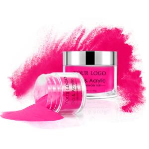 Professional Glitter Acrylic Powder Vendors Bulk Private Label Custom Nude Nail