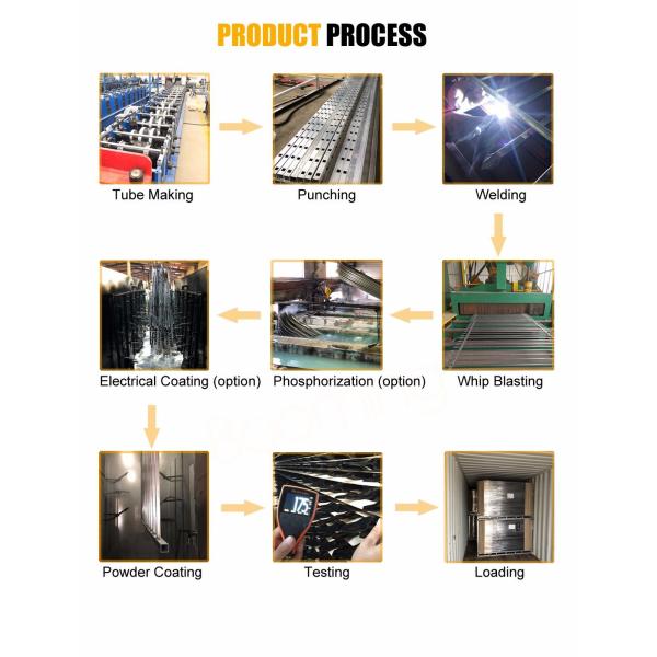 1.8*2.4m Steel Galvanized Aluminum Satin Black Picket Garden Fence Panel