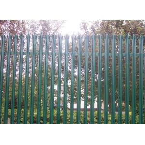 CE Assault Resistant 1.8m Steel Palisade Fencing Long Lasting