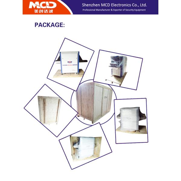 MCD X Ray Inspection Machine for Scanning Baggage at train station airport 5030