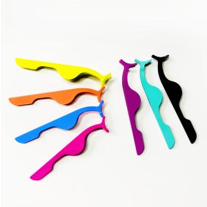 Reusable Beauty Makeup Tools Applicators SS Eyelash Tweezers Customized