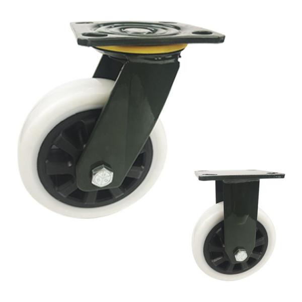 Buy 280kg Capacity 5" Heavy Duty Industrial Wheels Hollow Plastic at wholesale prices