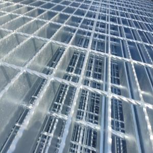 Corrugated Cross Bar 30x100 Industrial Steel Floor Grating High Strength