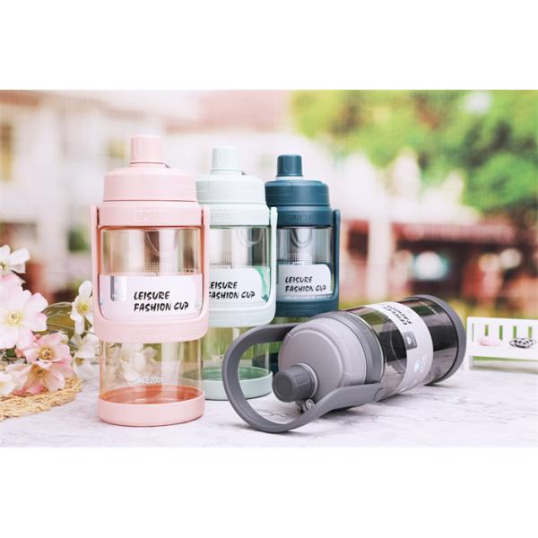 PP Plastic Sports Bottle 500ml Coffee Mugs Customized Printing Accept