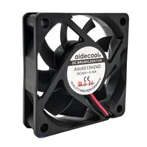 Buy 60x60x15mm Black Blower Fan 12V , 3000RPM Exhaust Fan In Computer at wholesale prices