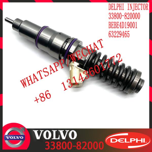 Buy Diesel Engine Fuel injector 63229465 33800-82000 BEBE4D19001 E3.18 for HYUNDAI 12L HIGH POWER at wholesale prices