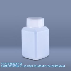 Empty 250 ML 500 ML 1000 ML Wide Mouth Reagent Plastic Square Bottle With Inner