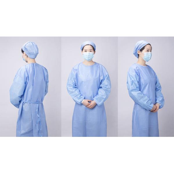 Buy 175cm 185cm Surgical Disposable Gown Lightweight Anti Pollution at wholesale prices