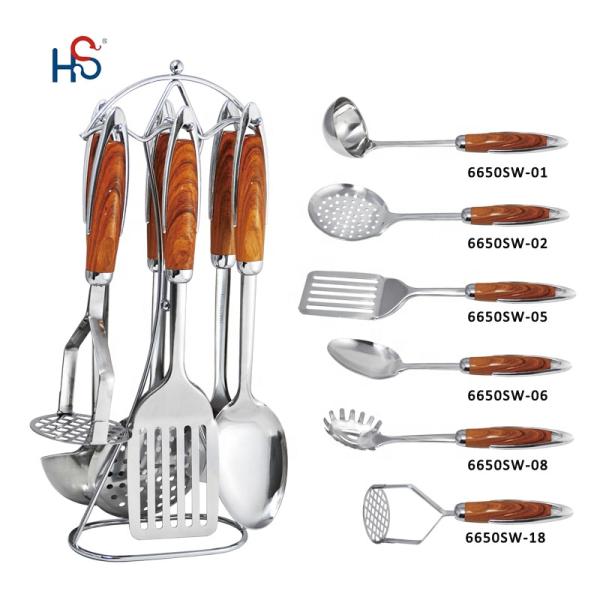 Stainless Steel Kitchen Utensil Set for Cooking Tools and Accessories ISO9001 Attested