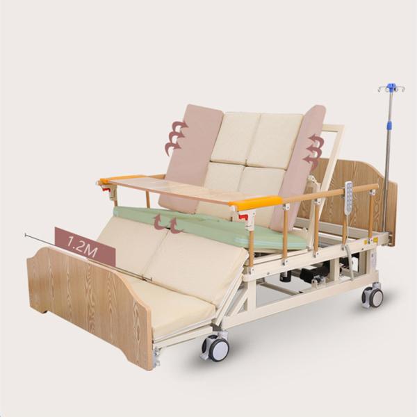 Multifunctional Intelligent Hospital Patient Bed Widened With Turn Over Side