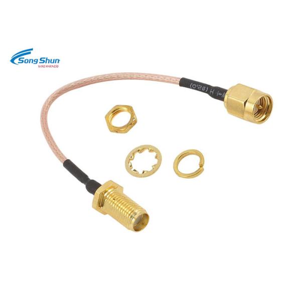 50ohm Antenna RF Cable Assemblies SMA Male Straight Plug Data Transmission