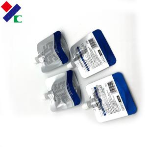 Liquid Lotion Face Cream Spout Pouch Packaging Self Adhesive Sealing