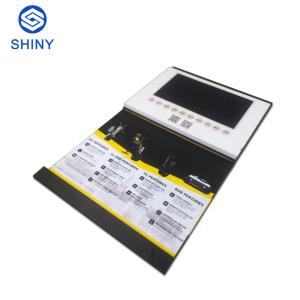 Desk Calendar Advertising Display 7 Inch Video Brochure Book LCD Brochure