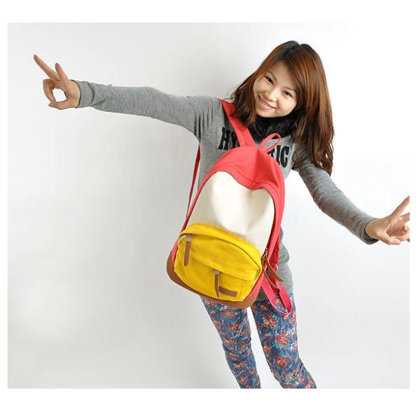 Fashion canvas backpack