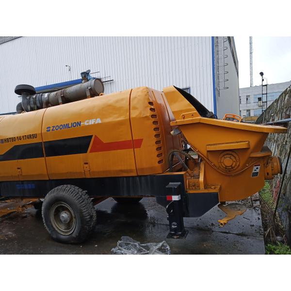 Buy 85m3/H 174kw Used Concrete Trailer Pump Intelligent Control Small at wholesale prices