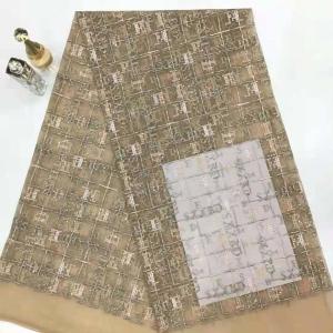 Geo Sequin Embroidered Fabric Lace For Home Textiles