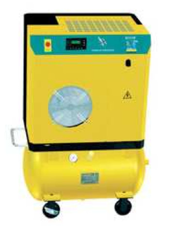 Buy Professional Moveable Screw Air Compressor with Air Receiver at wholesale prices