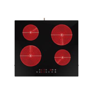 Touch Screen Electric Built In Ceramic Hob Cooker Four ring Kitchen Appliances