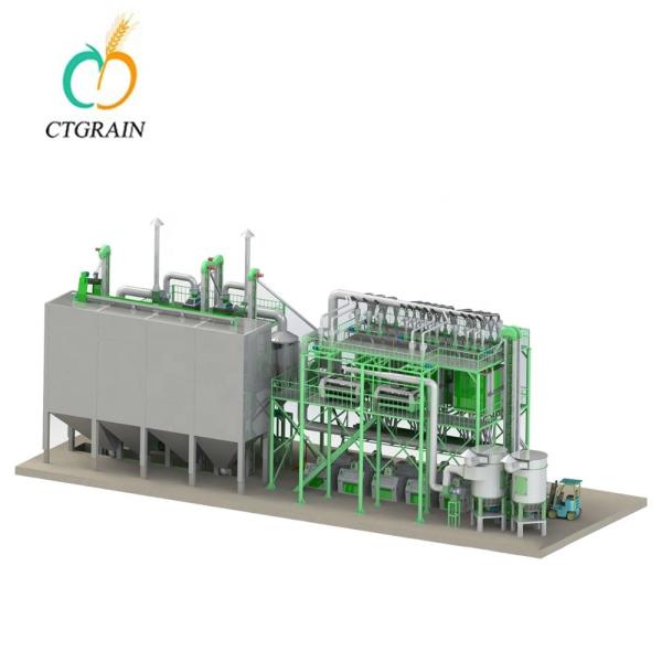 Buy High reputation China Complete 50-500t/24h Wheat/Maize Flour Mill Milling Machine at wholesale prices