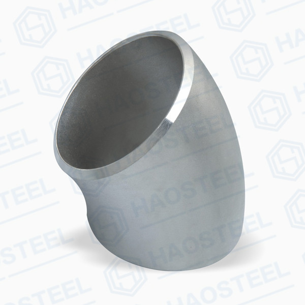 Buy Casting SS316L Industrial Pipe Fittings JIS B2311 45 Degree Elbow at wholesale prices