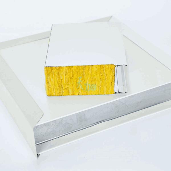 Buy 50mm Environmental Protection Fireproof Rock Wool Panel at wholesale prices