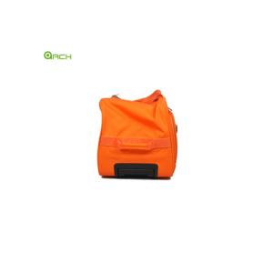 Two Pockets 600D Polyester Wheeled Lightweight Rolling Duffel