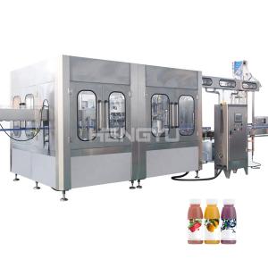 OEM Juice Making Machine Automatic Fresh Sterilization With Pulp Hot Filling