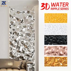 Water Ripple Panel PVC Bamboo Fiber Wall Panels OEM ODM