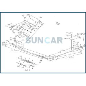 707-01-02320 7070102320 Tilt Cylinder Service Kit Oil Seal Fits Komatsu WD500-3