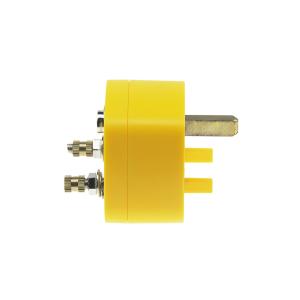 Yellow ABS Antistatic 1M Resistor ESD Boding UK Plugs