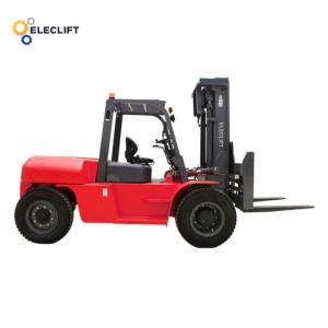 LPG Electric Manual Four Wheel Forklift Tilt Angle 45-60 Degrees