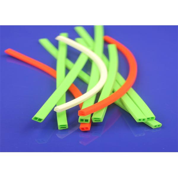 Buy LFGB Colorful Silicone Rubber Strips High Pressure Bond Mouth Level Off at wholesale prices