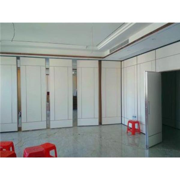Buy Sliding Aluminium Roller Soundproof Partition Wall Melamine Surface 4m Height at wholesale prices