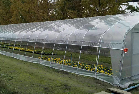 Four Seasons Plastic Film Greenhouse For Temperature Variations Anti Aging UV Resistant