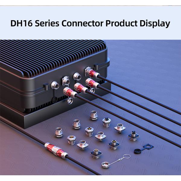 Cnlinko DH 16 Series Locking Screw Type 3 Pin Waterproof Cable Power Plug Connector